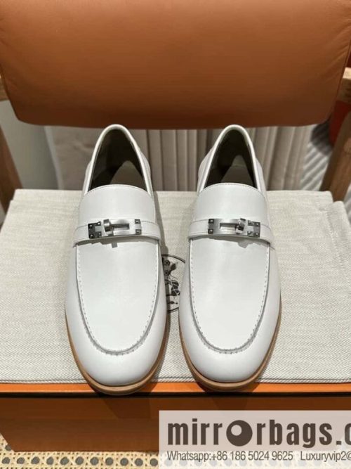 Hermès kelly buckle loafers