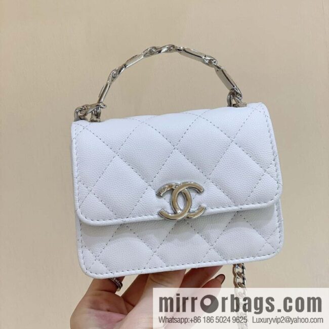 wsxc1696777366991_0-800x800u3fhltyehtz47930_20250718035418.jpg CHANEL 2022cc spring/summer collection, enamel handle small satchel AP2758 white