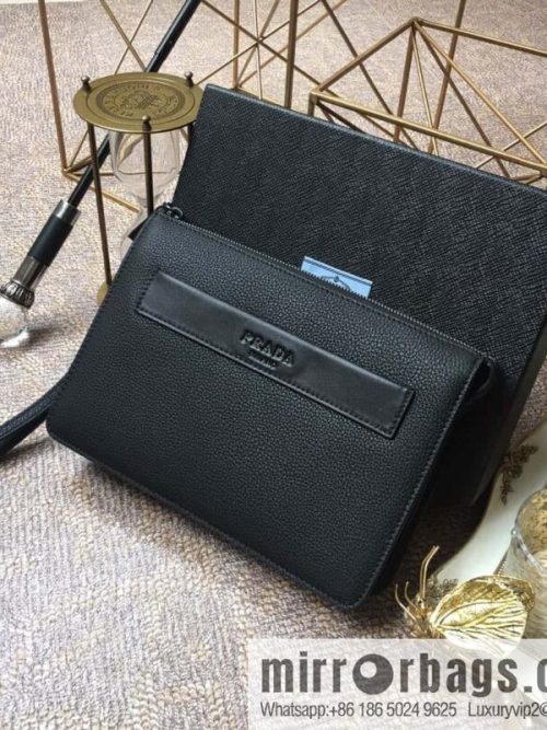 PRADA imported suede pattern, full leather inside and outside, new handbag 001A