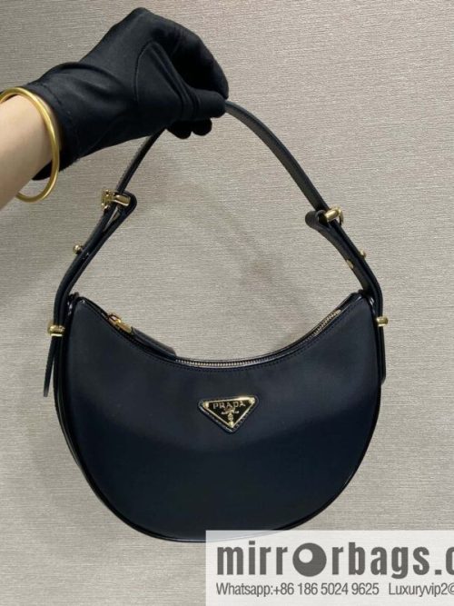 PRADA nylon fabric Moon handbag 1BC194