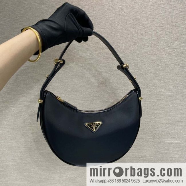 PRADA nylon fabric Moon handbag 1BC194