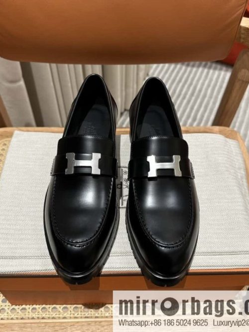 Hermès new platform H loafers