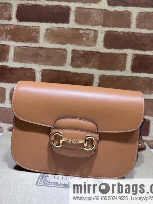 Gucci Horsebit 1955 series small shoulder backpack 602204 Vintage brown