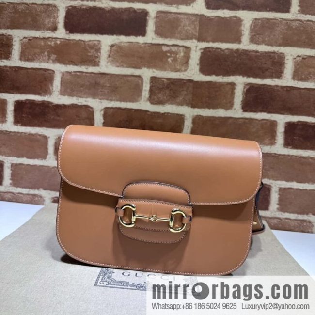 Gucci Horsebit 1955 series small shoulder backpack 602204 Vintage brown