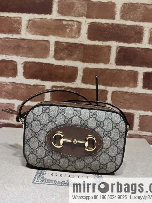 Gucci Horsebit 1955 series small shoulder backpack 760196 brown brown