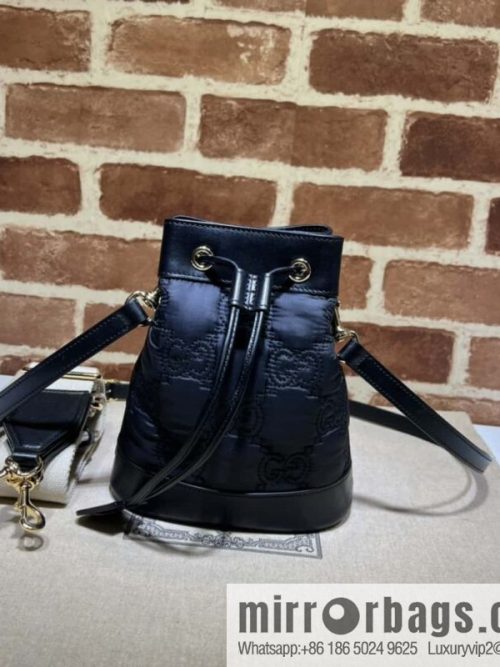 GG Matelassé bucket bag 728231 g nylon