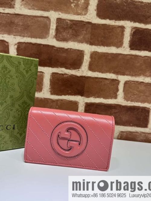 Gucci Blondie series wallet 760336 rose powder