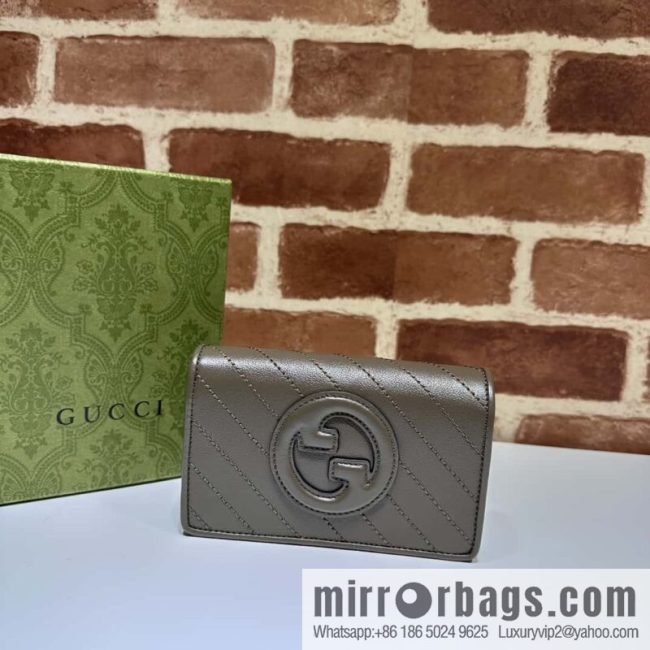 Gucci Blondie series wallet 760336 grey