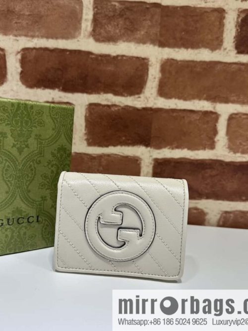 Gucci Blondie card holder 760317 white