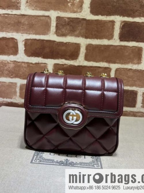 Gucci Deco mini backpack 741457 burgundy