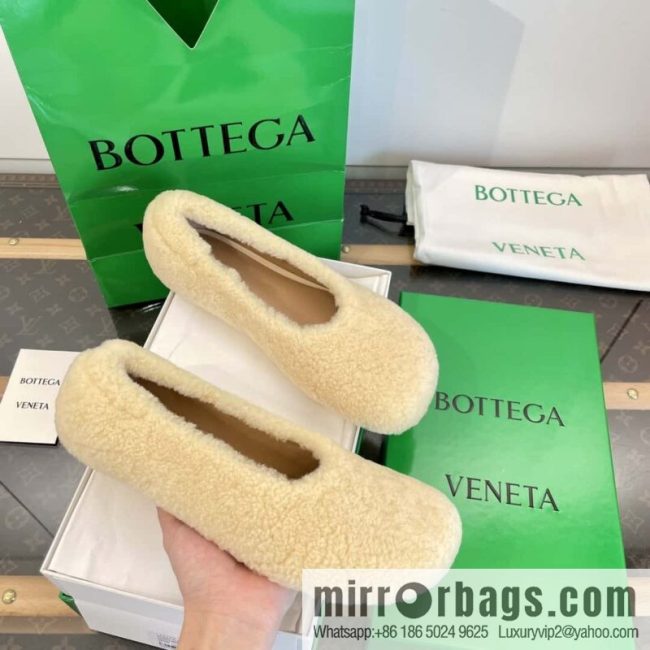 Bottega Veneta wool ballet shoes