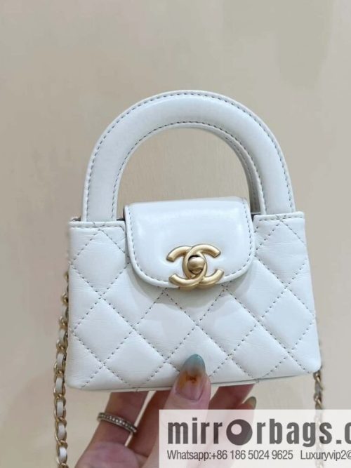 CHANEL 23K autumn and winter series mini Kelly bag AP3435 white