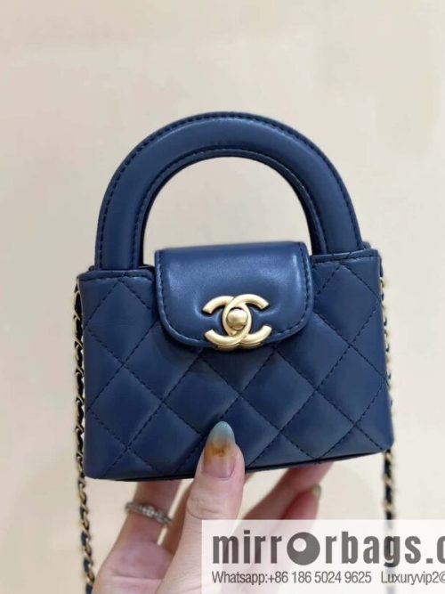 CHANEL 23K autumn and winter series mini Kelly bag AP3435 blue