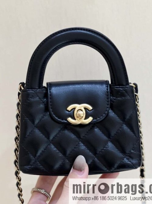 CHANEL 23K autumn and winter series mini Kelly bag AP3435 black