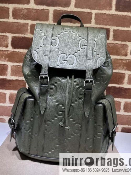 GUCCI Gucci Super Double G backpack 625770 Green Li Press G