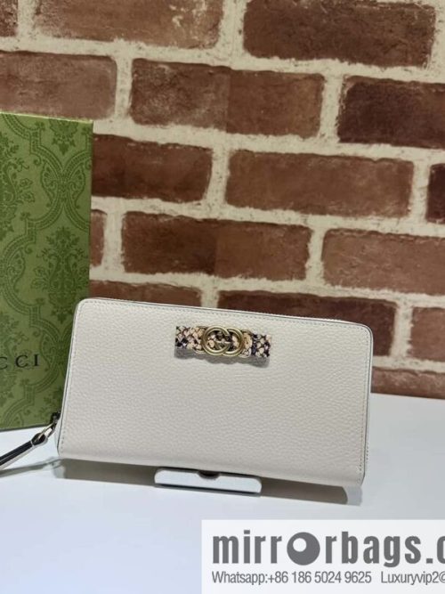 GUCCI Gucci 23 autumn and winter, women\'s wallet 750458 beige
