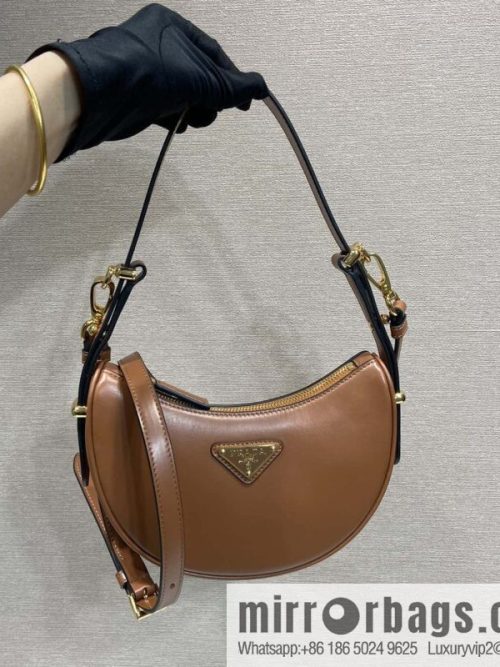 PRADA Moon handbag 1BC199 caramel color