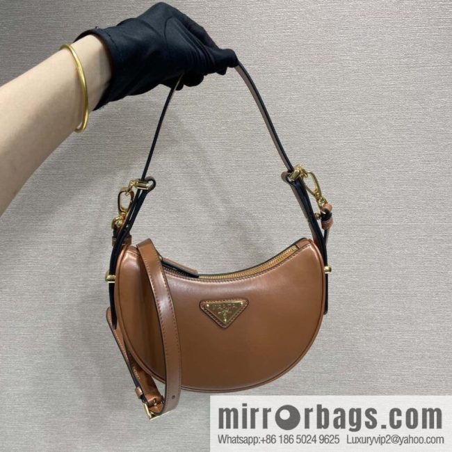 PRADA Moon handbag 1BC199 caramel color