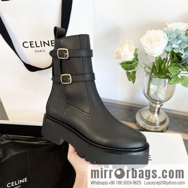 CELINE platform locomotive boots
