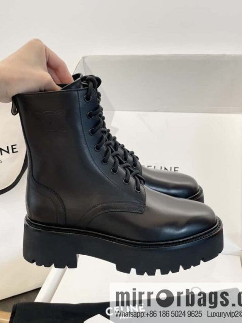 CELINE Platform Martin Boots