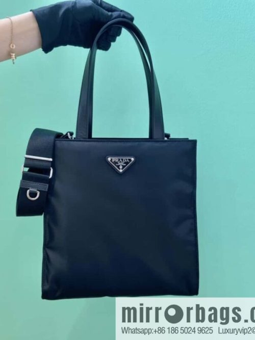 PRADA imported lined nylon fabric, new tote bag 1BG426