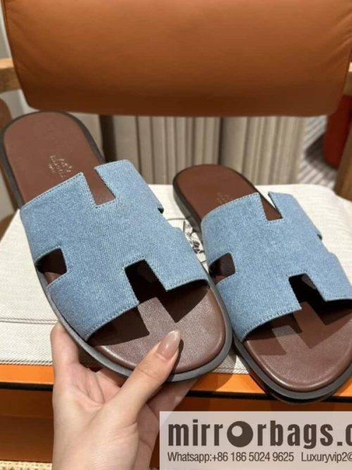 Hermès Men\'s Slippers