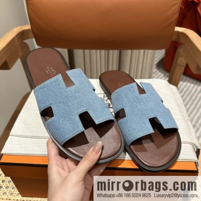 Hermès Men\'s Slippers