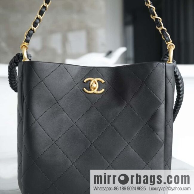 wsxc1698071391188_0-800x800mcp55yii4i039728_20250718020906.jpg CHANEL 23A new HOBO hippie bag AS4210 black