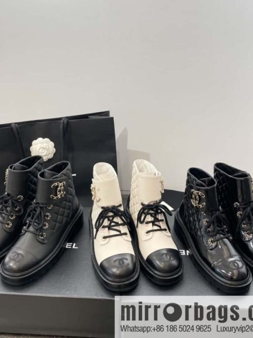 CHANEL Xiaoxiang autumn and winter classic diamond Martin boots