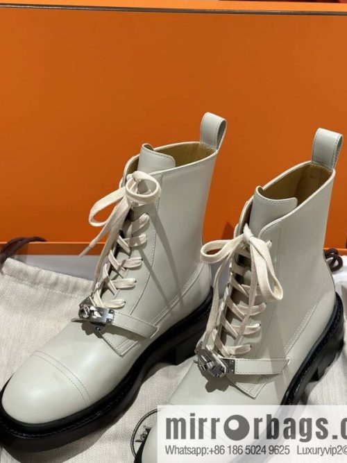 Hermès Calfskin Kelly Martin Boots