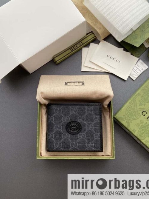 GUCCI interlocking double G wallet model number 671652 92TCN 1000