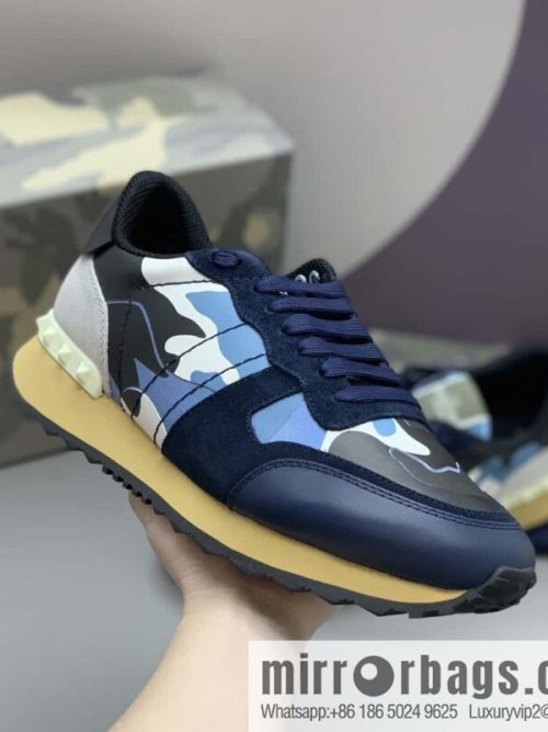 VALENTINO Valentino, men\'s camouflage fabric sneakers