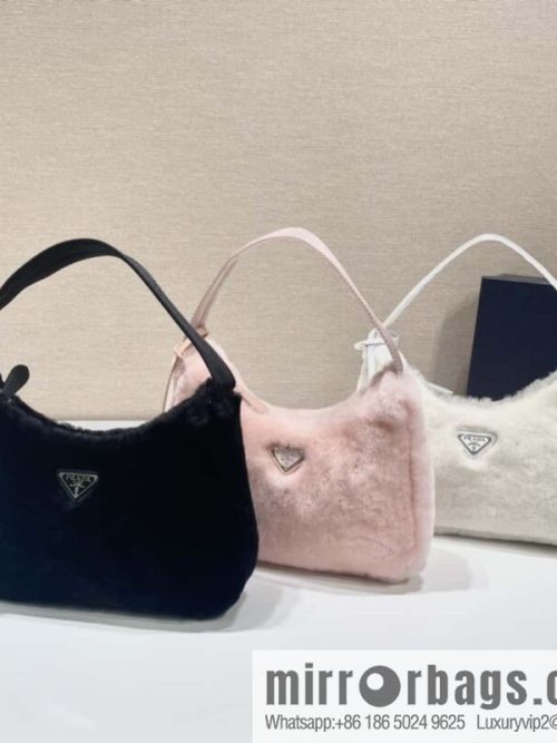 PRADA plush Hobo tote bag NE515 three colors