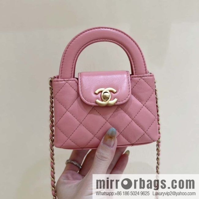 CHANEL 23K autumn and winter series, super hot mini Kelly bag AP3435 coral powder