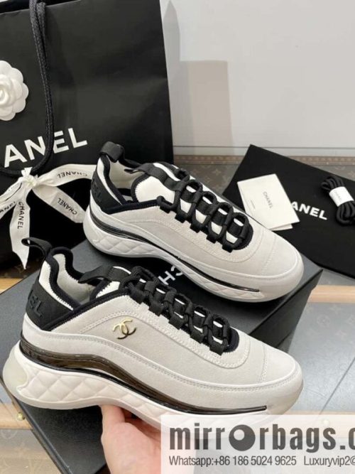 CHANEL Xiaoxiang The latest version of all-suede air cushion casual sneakers