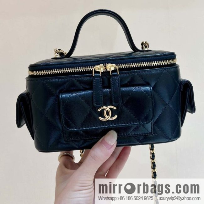 CHANEL 22k vanity case special edition handle box AP3017