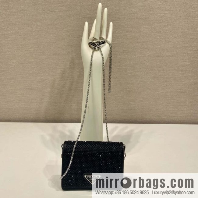PRADA Prada necklace crystal bag 1MR024 new color