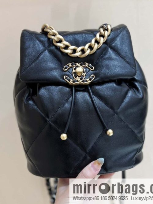 CHANEL 24C early spring vacation series 19 double backpack AS4223