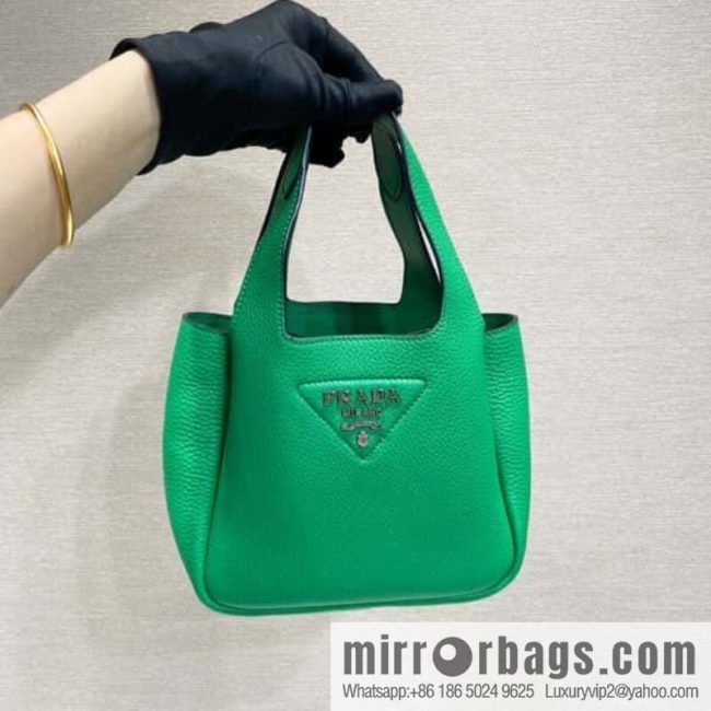 PRADA mini vegetable basket 1BA349 green
