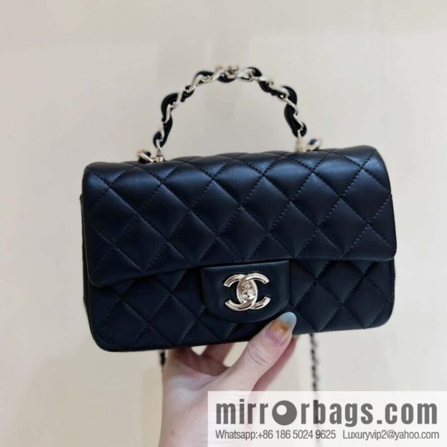CHANEL classic cf mini handle AS2431