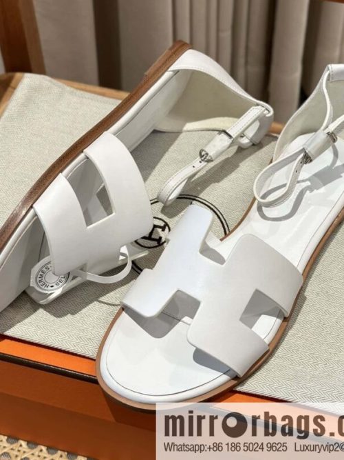 Hermès imported Italian cowhide, new small sandals