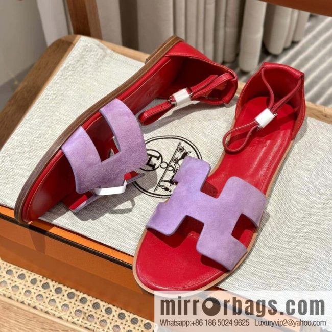 Hermès imported Italian cowhide, new small sandals