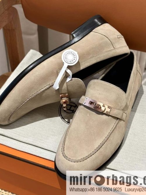 Hermès kelly buckle loafers