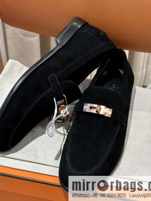 Hermès kelly buckle loafers