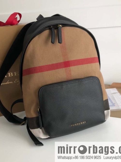 Burberry Burberry Canvas plaid backpack