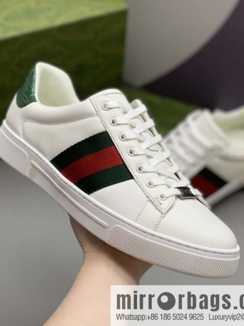 GUCCI men\'s casual white shoes