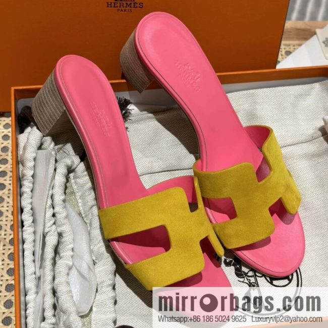 Hermès color-matching high heels