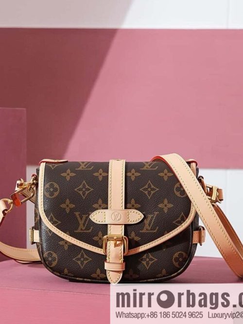 LV M46740 SAUMUR BB Gemini series handbag