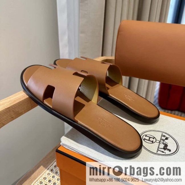 Hermès Men\'s Slippers