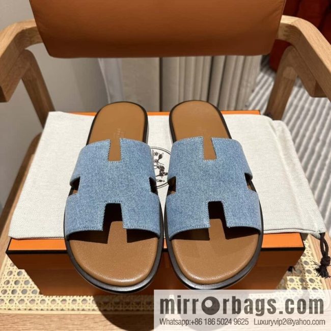 Hermès Men\'s Slippers